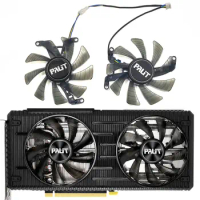 NEW 2Fan/1SET 85MM TH9215S2H-PAA01 RTX 3060 Dual GPU Fan，For PALIT GeForce RTX 3050 3060 3060Ti Dual Graphics card cooling fan