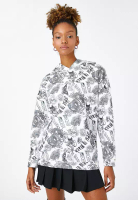 KOTON Gothic Printed Fleece Inner Hoodie