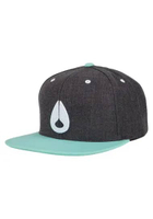 NIXON HAT-ICON STARTER HAT DARK GRAY/MINERAL-C21622116