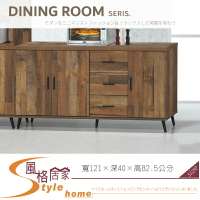 《風格居家Style》歐風拼布5.3尺耐磨餐櫃下座/碗盤櫃 058-06-LG