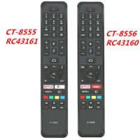 CT-8555 RC43161 CT-8556 RC43160 New Voice Remote Control For TOSHIBA Smart TV 58UA2B63 65UA2B63DB 55UA3A63DG 65UA6B63DG