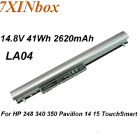 7XINbox HSTNN-UB5M LA04 14.8V Laptop Battery For HP 248 340 350 G1 Pavilion 15-B119TX 15-B003TX 15-B004TX 14/15 TouchSmart Serie