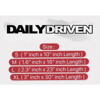 (Ready Stock) S647# DAILYDRIVEN Car Vinyl Decal Sticker Myvi Bezza Axia Kancil Almere