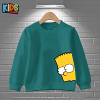 Jaket Sweater Anak Laki Laki Perempuan Unisex Simpson Kartun