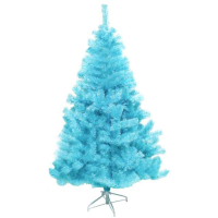摩達客 台製5尺(150cm)豪華冰藍色聖誕樹裸樹-不含飾品不含燈)