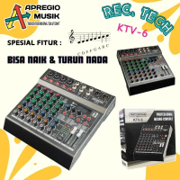 Baru - Recording Tech KTV6 KTV 6 Mixer Audio fitur naik turun nada dan penghilang vocal musik