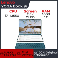 Lenovo laptop YOGA Book 9i 13.3-inch dual-screen flipbook 13th Generation i7 16G 1T 2.8K OLED Touchscreen Keyboard Pen