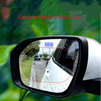 2 Pcs Car Rainproof Clear Film Rearview Mirror Protective Anti Fog Waterproof Film Auto Sticker Accessories 100x150mm