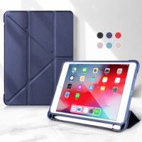 PU Leather Stand Case For iPad Mini 1 2 3 4 Case Ultra Slim Cover For iPad Mini 5 2019 Case with Pencil Holder Auto Sleep/Wake