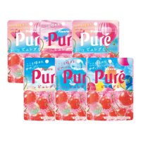 【Kanro 甘樂】Pure鮮果實軟糖-櫻桃汽水口味 盒裝(52gx6包/盒)
