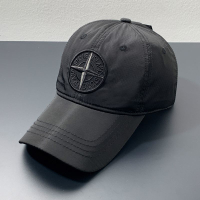 Stone Island หมวกเบสบอลระบายอากาศด้านบนนุ่มแห้งเร็วหมวกกันแดดกลางแจ้งลำลอง