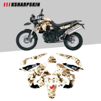 KSHARPSKIN Motorcycle front sticker waterproof protective body reflective decal decorative film for BMW F800GS f800 gs 2008-2012