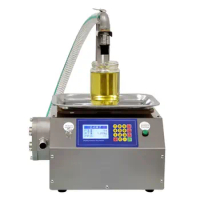 Honey Tahini Oil Filling Viscous Liquid Automatic Weighing Filling Machine Automatic Dispensing Machine Canning L15 Type