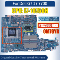 HELA17_N18E_115W_MB For Dell G7 17 7700 Laptop Mainboard CN-0M7GYR SRH8Q i7-10750H RTX2060 6GB 100％ Tested Notebook Motherboard