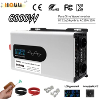 6000W 5000W 7000W 10000W Pure Sine Wave Inverter 12V/24V/48V/60V/72V/96V Power Inverter Solar Inverter