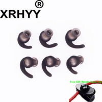 XRHYY 3 Pairs Replacement Ear Caps Hooks for JBL Harman T280BT Wireless Headphones-Ear Wings Eartips S/M/L For Each One Pair