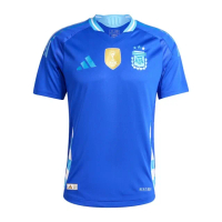 【adidas 愛迪達】AFA A AU JSY D 男 足球衣 短袖上衣 阿根廷 客場球員版 藍(IP8384)