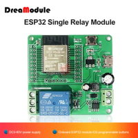 300pcs ESP32-WROOM Development Board Single Relay Module DC7-60V Suitable Secondary Development Smart Home Wireless Control