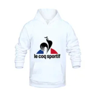 Jaket Hoodie Musim Gugur Musim Dingin Sportif Le Coq Motif Le Coq Hoodie Pullover Olahraga Kasual Saku Besar Pakaian Merek Homme