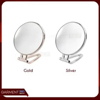 Cermin Lipat 2 Sisi Kaca Gantung Standing Mirror Make Up Meja Rias Kosmetik Dekorasi Estetik BULAT -
