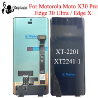 OLED Black 6.7 inch For Motorola Moto X30 Pro Edge 30 Ultra X LCD DIsplay Touch Screen Digitizer Assembly Replacement