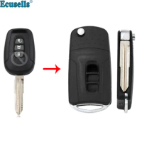 3 Buttons Flip Folding Remote Key Shell Case For Chevrolet Captiva 2008-2013 Uncut blade
