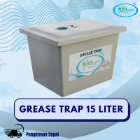 Grease Trap 15 Liter - Abu Abu, Perangkap minyak Grease - Grease Trap Only