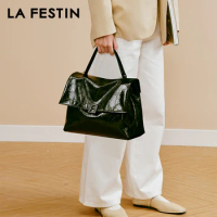 LA FESTIN 2024 New Leather Bag Large Capacity Bags Shoulder Crossbody Bag Women's bag Fashion Designer Tote Bags