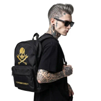 Superman Is Dead - Logo black - Backpack - tas punggung pria casual