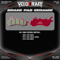 VELOCRAFT Kampas Rem Cakram Motor Ceramic VC-380 Brake Pad Kaliper Depan Front ADV150 CBS ADV 150 CB