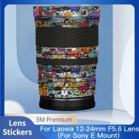 For Laowa 12-24 5.6 Decal Skin Vinyl Wrap Film Camera Lens Body Protective Sticker Coat FF II 12-24mm F5.6 For Sony E Mount