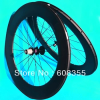 Full Carbon 3K Matt Road Bike Clincher Wheelset 88mm - wheel rim