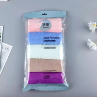 【5片裝/1包】廚房吸水珊瑚絨抹布（約30cm*30cm）#DADADI