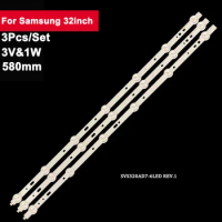3 pcs/set 580 mm tv led backlight strip for Samsung 32inch 6+7led LTA320AP33 SVS320AD7 32D1333B SVS320AD7-6LED REV.1 32VLE5304GB