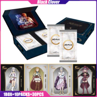 Black Clover Cards KB Anime Figure Playing Cards Booster Box Toys Mistery Box Board Games Birthday Gifts for Boys and Girls