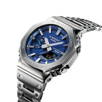 CASIO卡西歐 G-SHOCK 藍牙 太陽能電力 耀眼湛藍 全金屬 八角形錶殼 GM-B2100AD-2A_44.4mm
