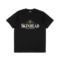 Kaos Band SKINHEAD and Proud 1969 Black Heavy weight cotton 24s Baju Distro  adem nyaman enak di pak