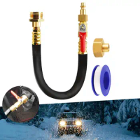 RV Winterizer Kit Sprinkler Winterization Kit Blow Out Adapter with Shut Off