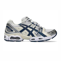 Asics GEL-Nimbus 9 [1202A278-108] 女 休閒鞋 運動 復古 Y2K 緩震 奶油白 靛青