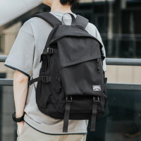 Waterproof Men Backpack High Capacity Backpacks Fashion Simple 15.6 inch Laptop Travel Teenager School Backpack
