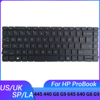 NEW US/UK/Spanish/Latin laptop keyboard FOR HP ProBook 445 440 G8 G9 645 640 G8 for EliteBook 645 640 G9 backlight