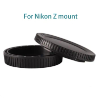 For Nikon Z mount Lens Rear Cap / Camera Body Cap /Cap Set Plastic Black Lens Cap Cover Set No Logo for Z5 Z6 Z7 Z9 Z50 etc.