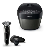 【Philips 飛利浦】福利品 智慧萬用鍋+水洗三刀頭電鬍刀超值組 HD2141+S9161(HD2141+S9161)