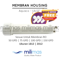 Aquaco - RO Membran Housing Ukuran 50 GPD / 100 GPD / 150 GPD