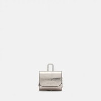 【ALLSAINTS】AIRPODS 牛皮保護套Gunmetal Grey W314XB