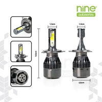 LUXIMOS LAMPU KABUT FOGLAMP MOBIL LED X10 36W 3 WARNA WHITE YELLOW BLUE UNIVERSAL H8 H11 H16 HB4 H4