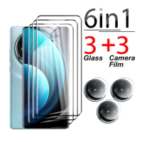 6in1 HD Camera Glass For vivo X100 Pro 2023 20D 3D Curved screen protector vivox 100 100pro HD protective glass X 100 6.78 inch