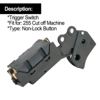 Non-Lock Button SPST Trigger Switch Speed Control Trigger Button For 255 Cut Off Machine Mitre Saw Power Tool Accessories