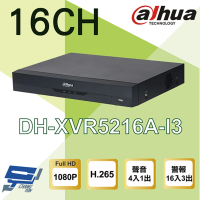 【Dahua 大華】DH-XVR5216A-I3 16路5 1080P 人臉辨識 XVR 監視器主機 昌運監視器