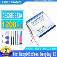 GUKEEDIANZI Replacement Battery for Bang Olufsen Beoplay E8 TWS, Big Power Battery, Free Tools, AEC68333333A, In Stock, 1200mAh